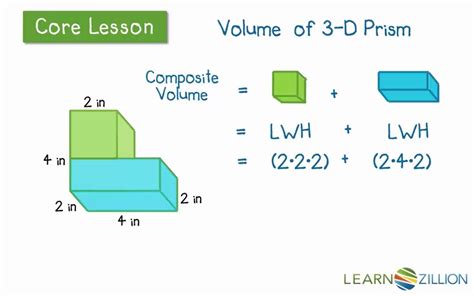 Finding Volume Of Irregular Shapes Worksheets