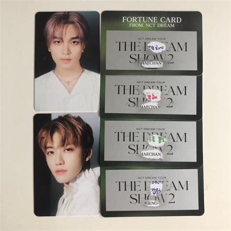 Wts Nct Dream Tds Fortune Scratch Set Pcs Hobbies Toys