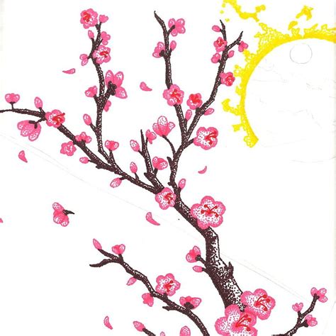 Cartoon Cherry Blossom Cartoon Cherry Blossom Png Cliparts On