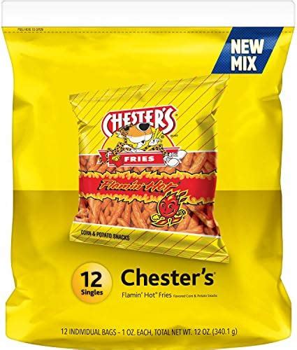 Amazon Chester S Fries Flamin Hot Flavored Snacks Count Oz