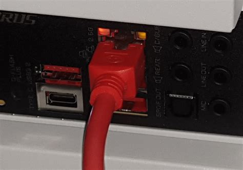 Ethernet What Does This Undocumented Solid Red Led Intel 2 5g Lan On The Rj45 Connection