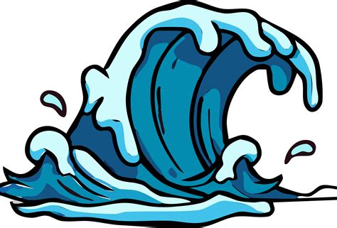 Tsunami png graphic clipart design 24295684 PNG