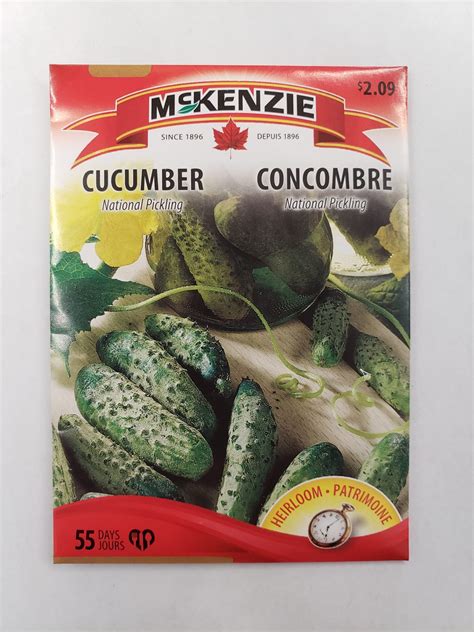 Mckenzie Seed Cucumber National Pickling Winnipeg Greenhouses And