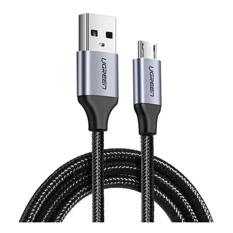 Cable Micro Usb Macho A Usb 2 0 A Macho 1 Mts Datos Y Cargar Negro