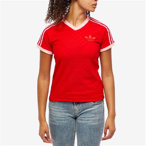 Adidas Adicolor 70s Monogram Tee Scarlet End Au