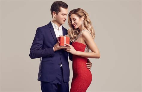 Premium Photo Sensual Beautiful Young Couple Dressed In Formal Clothes