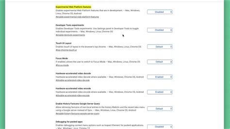Enable Experimental Web Platform Features On Google Chrome Youtube