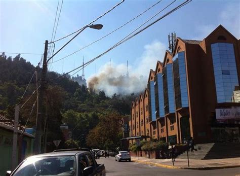 Incendio Se Desata En La Ladera Sur Del Cerro San Crist Bal El Mostrador