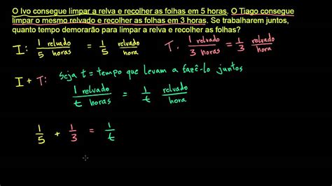 Aplicar equações racionais 1 Khan Academy em português 11º ano