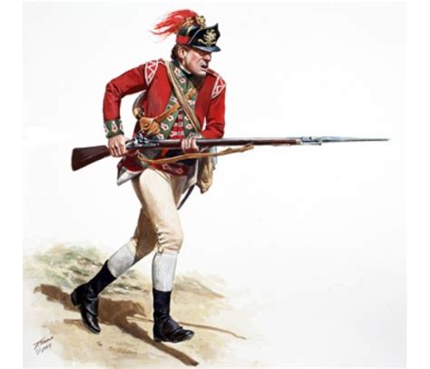 Private Light Infantry Company 5th Regiment Of Foot 1775