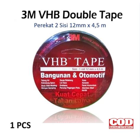 Warna Acak Icantiq M Vhb Double Tape Mm X M Perekat Sisi