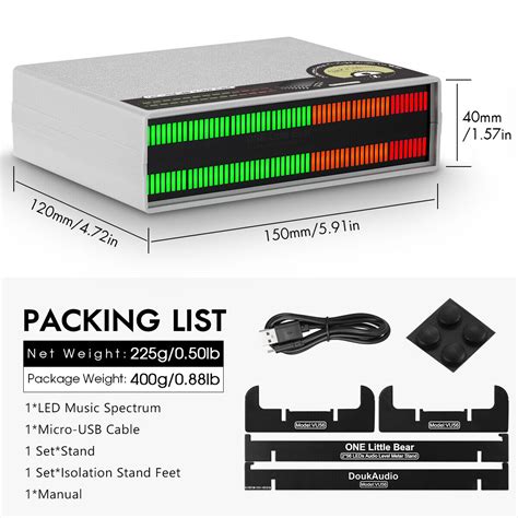 Rgb Sound Level Digital Process Audio Vu Meter Led Music Spectrum Micline Input Ebay