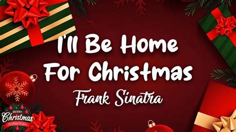 I Ll Be Home For Christmas Frank Sinatra Lyrics YouTube