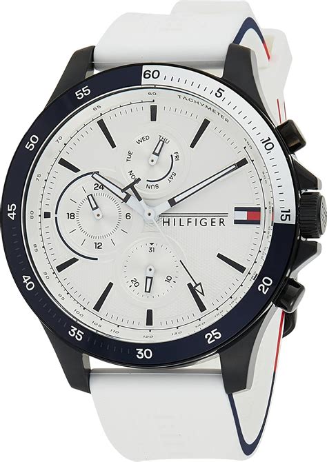 Tommy Hilfiger Multi Zifferblatt Quarz Uhr F R Herren Mit Weisses