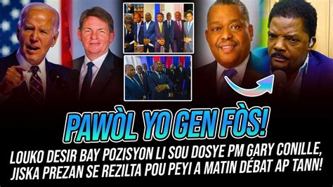 Louko Desir Bay Pozisyon Li Sou Pm Gary Conille Jiska Prezan Se