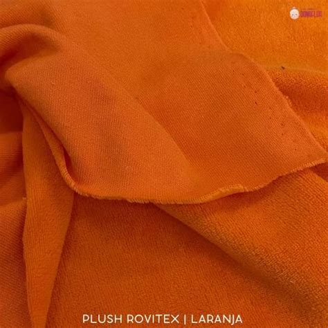 Comprar Plush Rovitex Laranja Macia E Toque Aveludado CENOURA1855 A