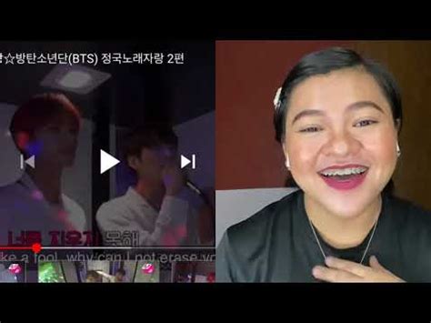 Bts V Jungkook Burning Karaoke Eyes Nose Lips Filipina Reaction