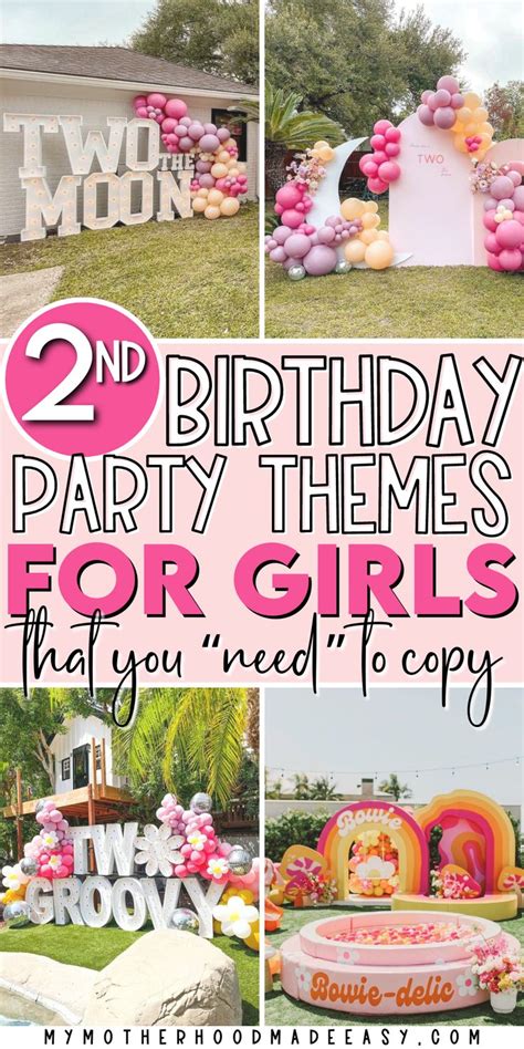 Unique Creative Nd Birthday Themes For Girls Youll Love My