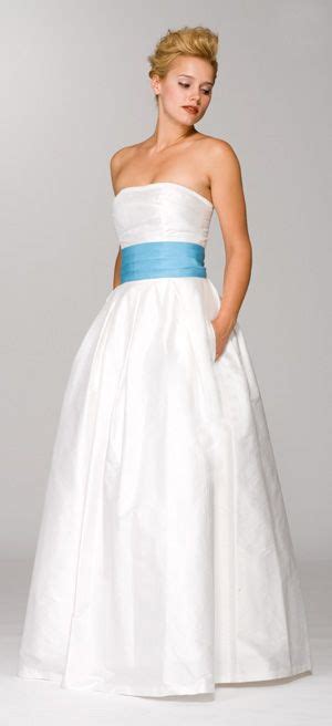 Wedding Dress With Blue Sash Wedding Dress Blue Sash Wedding Dress