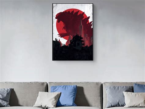 Godzilla Minus One Movie Poster Series High Quality Decorative Canvas ...