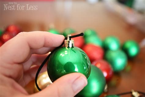 Pinterest Project: Christmas Ornament Garland - How to Nest for Less™