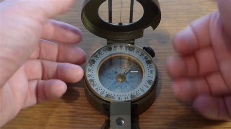 Standard Military Prismatic Compass Youtube