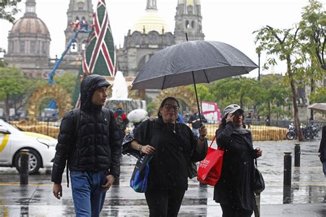 Prevén Lluvias Con Chubascos Descargas Eléctricas Y Posible Caída De Granizo En Jalisco Para