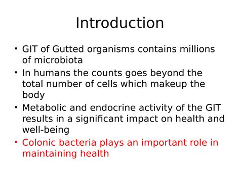 Probiotics Prebiotics And Synbiotics Ppt