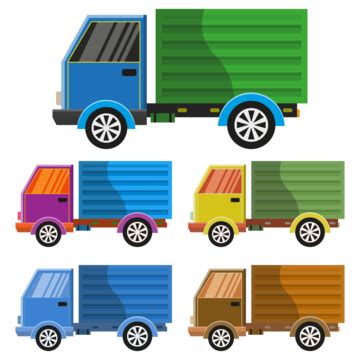 Cartoon Truck Transparent PNG, Vector, PSD, and Clipart With ...