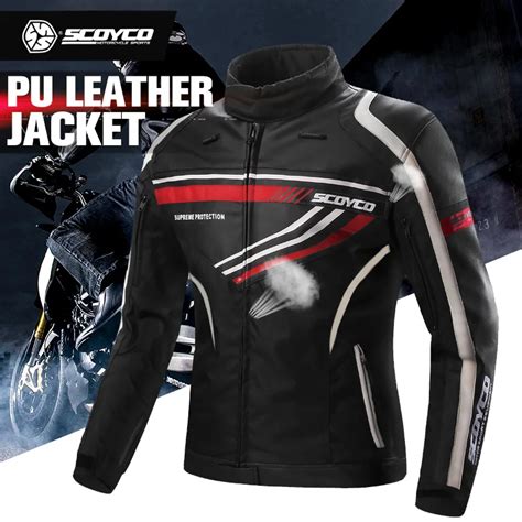 Scoyco Racing Motorcycle Jacket Riding Suit Knight Protective Gear