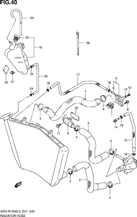 Durite De Radiateur Pour Suzuki Gsx R Gsx R Z L Esprit