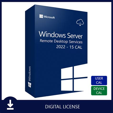 Genuine Microsoft Windows Server 2022 15 Rds Cal License