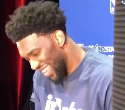 Barstool Sports On Twitter Joel Embiid Was Asked What His Pickup Line Is His Response Who