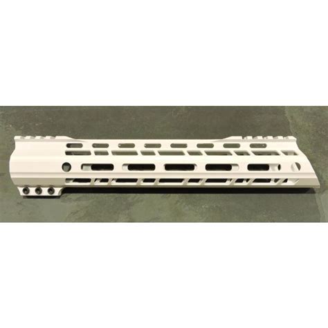 Ar 15 12 Vixen M Lok Handguard Rail White Cerakote