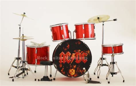 Phil Rudd ACDC Miniature Drum Kit (RGM395) | Drum kits, Acdc, Rudd