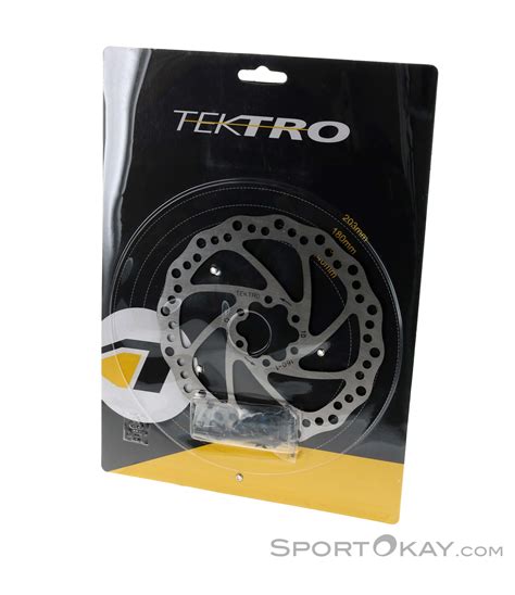 Tektro TR180 24 Disc Brake Rotor 180mm Silver 6 Bolt NEW Take Off