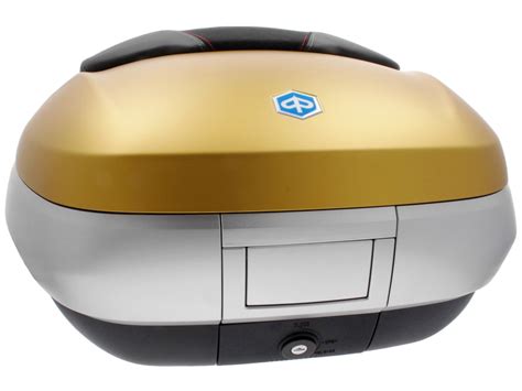 Top Case 50 L LE Gold Matt Incl Coussin Dorsal Pour Piaggio MP3 500