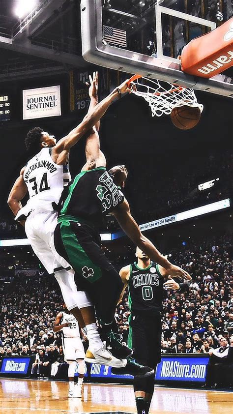 Giannis Antetokounmpo Dunk Get Dunked On HD Phone Wallpaper Pxfuel