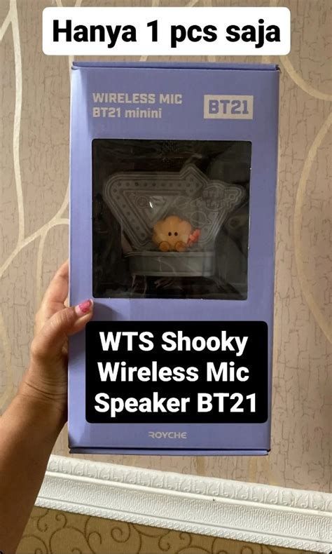 Wireless Mic Speaker Shooky BT21 BTS Mic Bluetooth On Carousell