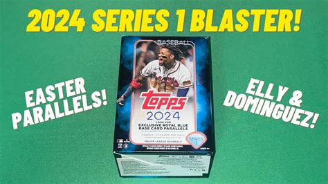 2024 Topps Series 1 Baseball Blaster Box Opening Review EASTER