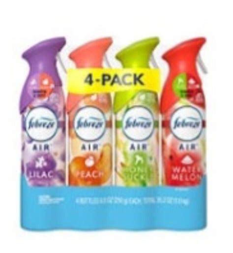 Febreze Air Limited Edition Spring Summer Scent Freshener Spray 4pk 8 8 Oz Ebay