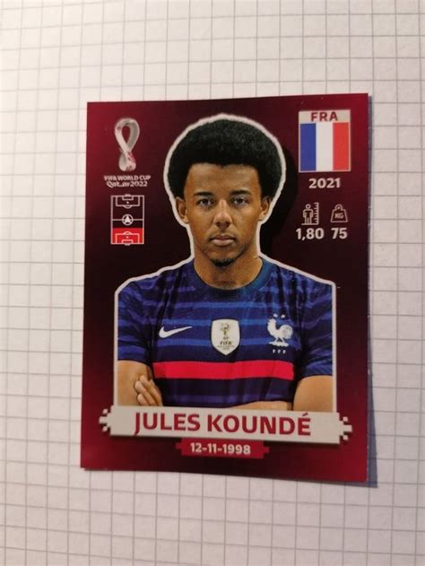 Panini Qatar 2022 FRA 8 Jules Kounde Kaufen Auf Ricardo