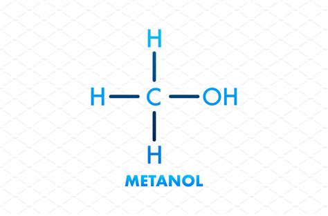 Methanol concept chemical formula | Vector Graphics ~ Creative Market