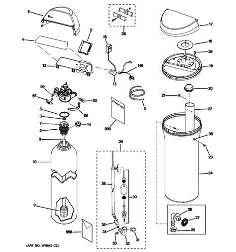 Ge Gxsf H Water Softener Partswarehouse