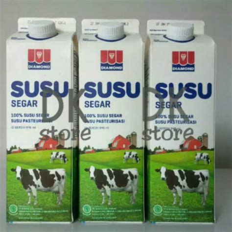 Jual Susu Fresh Milk Diamond 1 Lt Satuan Shopee Indonesia