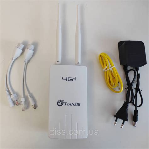 Внешний 4G модем с встроенным Wi-Fi роутером и двумя антеннами на 8dbi ...