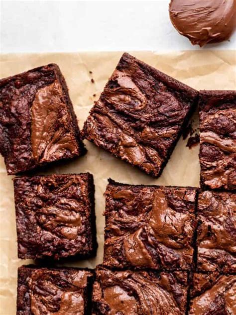 Nutella Brownies Stephanie S Sweet Treats