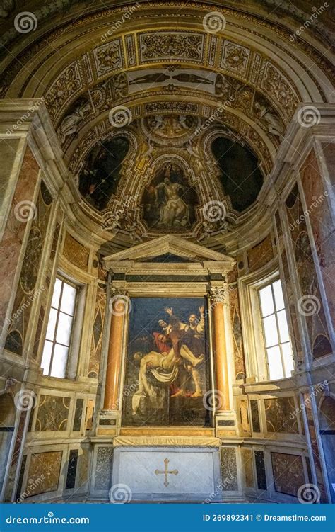 Chapel Of Visitation Of Virgin Mary Interior Decorated With Rococo