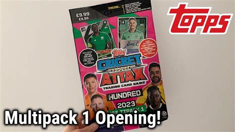 Multipack Opening Topps Cricket Attax The Hundred Trading