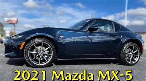 First Look Mazda Mx Miata Rf Grand Touring Deep Crystal Blue